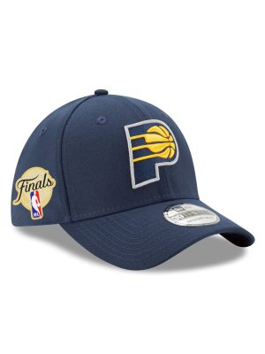 Indiana Pacers 2025 NBA Finals Sidepatch 39THIRTY Stretch Fit Hat