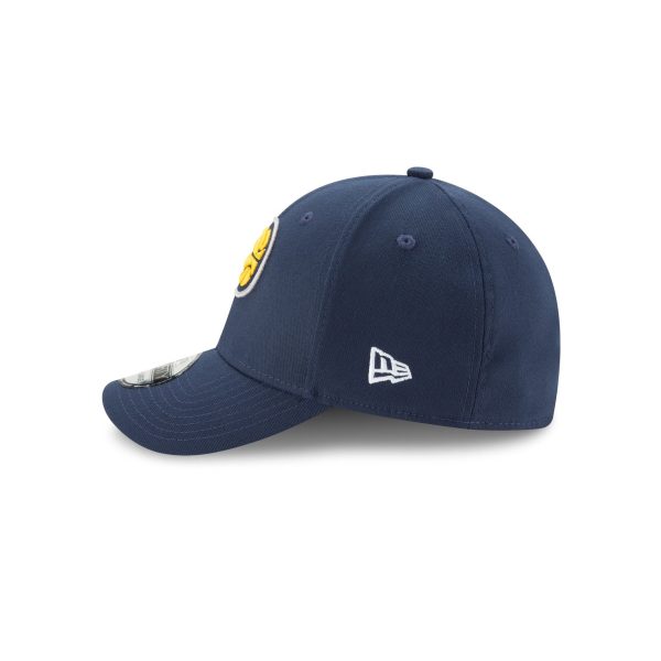 Indiana Pacers 2025 NBA Finals Sidepatch 39THIRTY Stretch Fit Hat