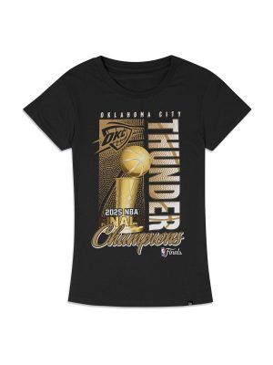Oklahoma City Thunder 2025 NBA Champions Women's T-Shirt