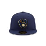 Milwaukee Brewers 2025 Postseason Side Patch 59FIFTY Fitted Hat