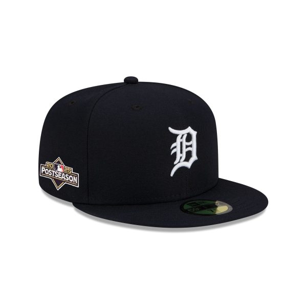 Detroit Tigers 2025 Postseason Side Patch 59FIFTY Fitted Hat