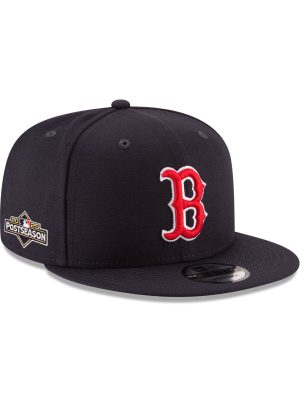 Boston Red Sox 2025 Postseason Side Patch 9FIFTY Snapback Hat