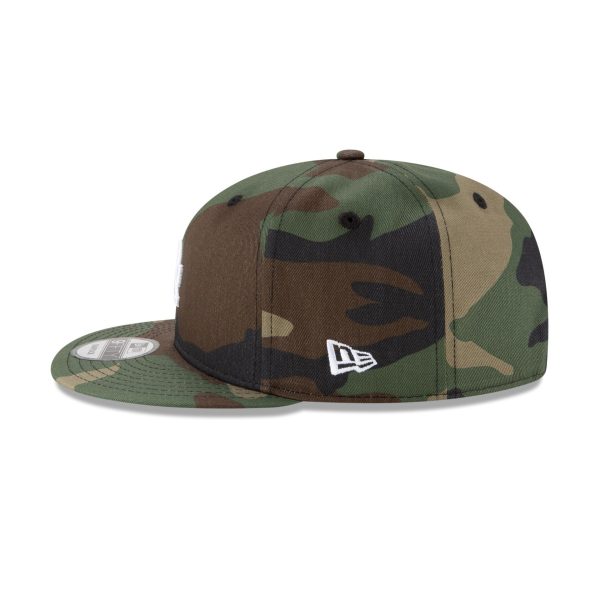 Los Angeles Dodgers 2025 World Series Champions Back-to-Back Circle Patch Camo 9FIFTY Snapback Hat