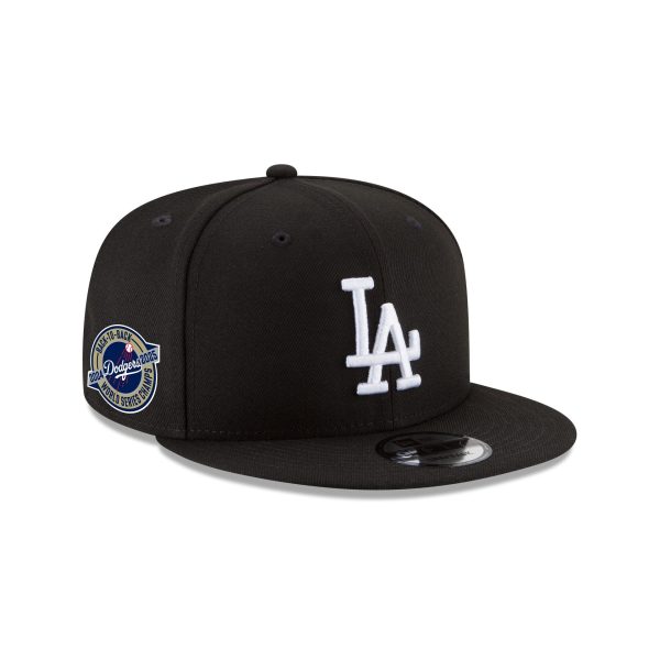 Los Angeles Dodgers 2025 World Series Champions Back-to-Back Circle Patch Black 9FIFTY Snapback Hat
