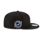 Los Angeles Dodgers 2025 World Series Champions Back-to-Back Circle Patch Black 9FIFTY Snapback Hat