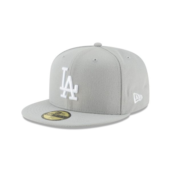Los Angeles Dodgers 2025 World Series Champions Back-to-Back Circle Patch Gray 59FIFTY Fitted Hat