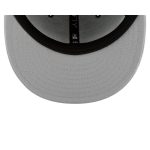 Los Angeles Dodgers 2025 World Series Champions Back-to-Back Circle Patch Gray 59FIFTY Fitted Hat