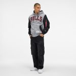 Alpha Industries x Toronto Raptors Gray MA-1 Full Zip Fleece Jacket