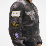 Alpha Industries x Toronto Raptors Black Camo MA-1 Bomber Jacket