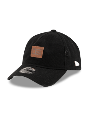 Forge Leather Patch Black 9FORTY A-Frame Adjustable Hat