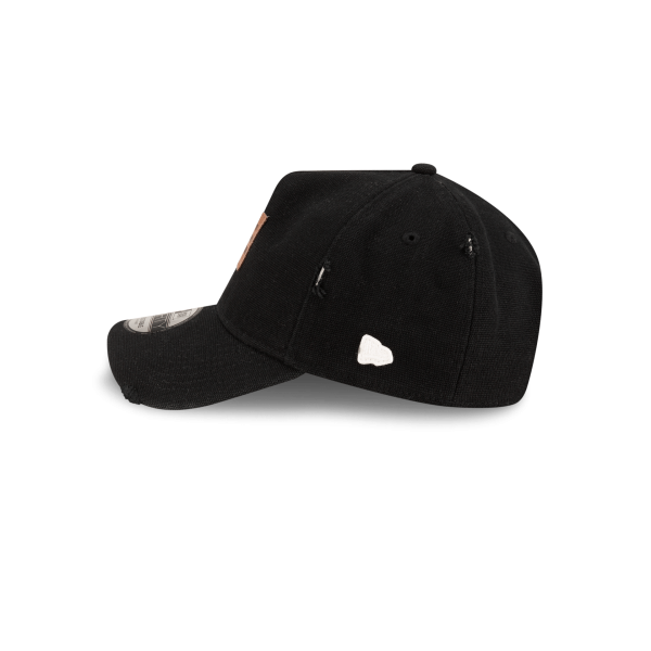 Forge Leather Patch Black 9FORTY A-Frame Adjustable Hat