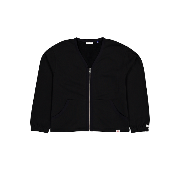 Albright Black Zip Cardigan