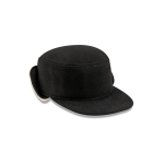 Tempest Dog Ear Black Pillbox Hat