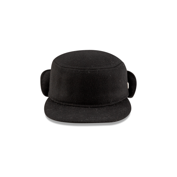 Tempest Dog Ear Black Pillbox Hat