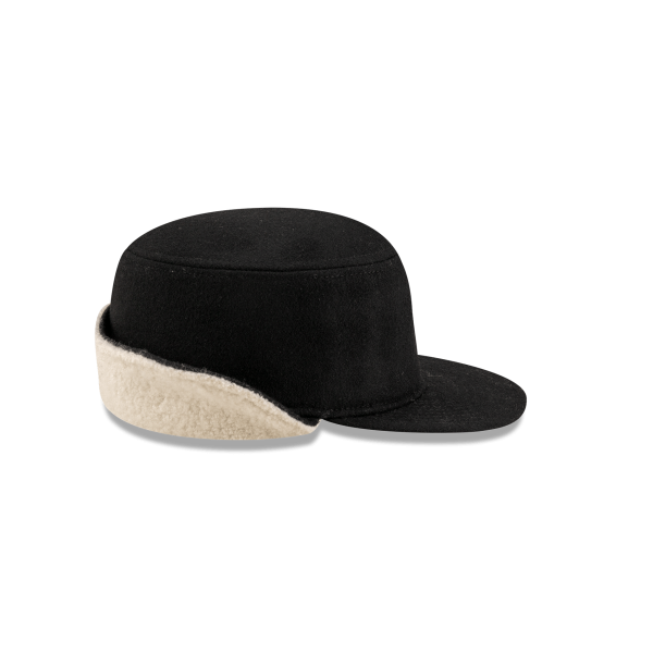 Tempest Dog Ear Black Pillbox Hat