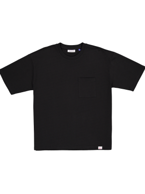 Aurora Black Pocket T-Shirt