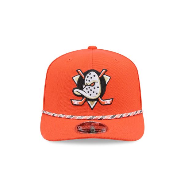 Anaheim Ducks Multicolor Rope 9SEVENTY Stretch-Snap Hat