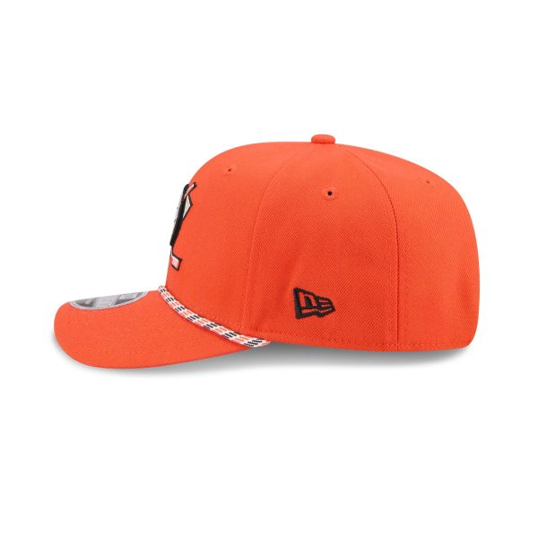 Anaheim Ducks Multicolor Rope 9SEVENTY Stretch-Snap Hat