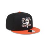Anaheim Ducks Black 9FIFTY Snapback Hat