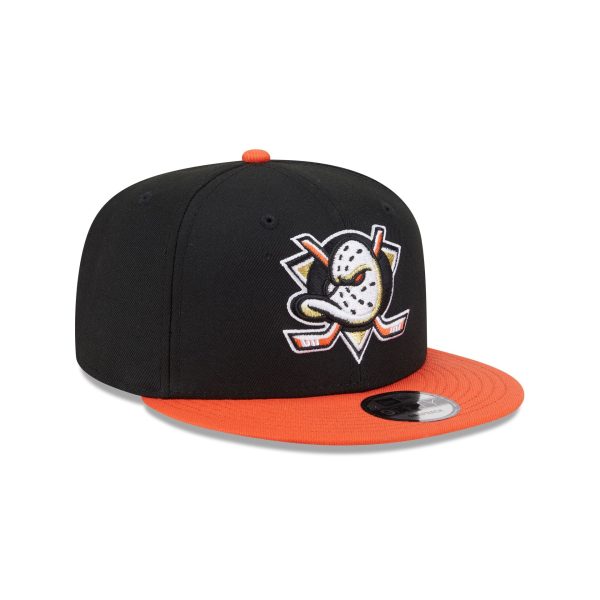 Anaheim Ducks Black 9FIFTY Snapback Hat