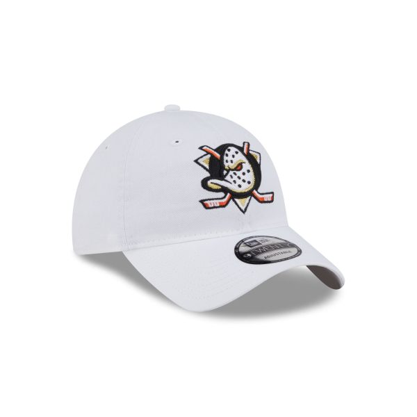 Anaheim Ducks White 9TWENTY Adjustable Hat