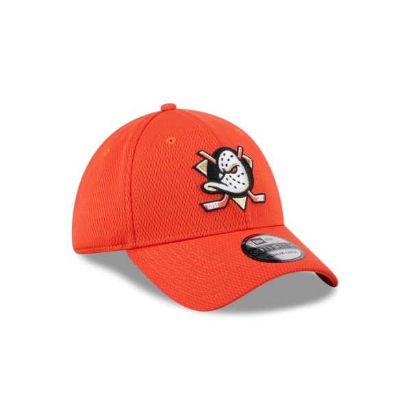 Anaheim Ducks Orange 39THIRTY Stretch Fit Hat