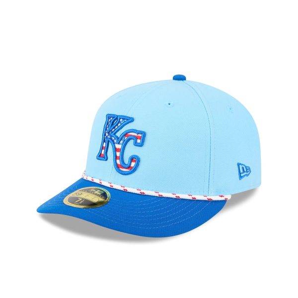 Kansas City Royals Independence Day 2025 Low Profile 59FIFTY Fitted Hat