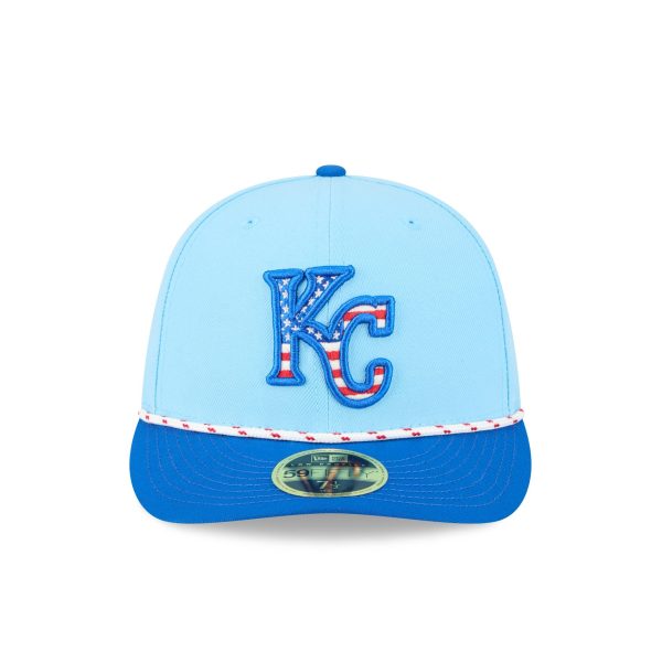 Kansas City Royals Independence Day 2025 Low Profile 59FIFTY Fitted Hat