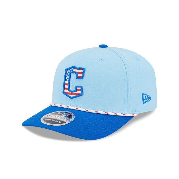 Cleveland Guardians Independence Day 2025 9SEVENTY Stretch-Snap Hat