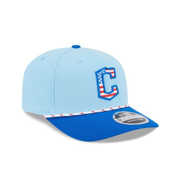 Cleveland Guardians Independence Day 2025 9SEVENTY Stretch-Snap Hat
