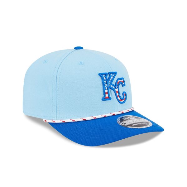Kansas City Royals Independence Day 2025 9SEVENTY Stretch-Snap Hat