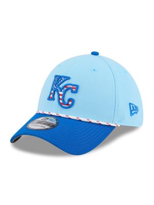 Kansas City Royals Independence Day 2025 39THIRTY Stretch Fit Hat