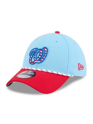 Washington Nationals Independence Day 2025 39THIRTY Stretch Fit Hat
