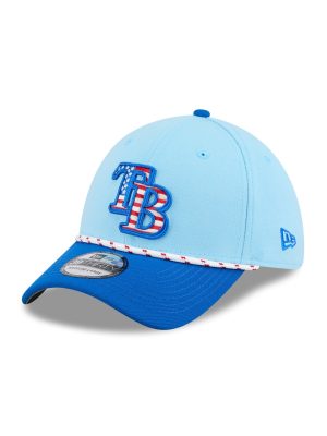 Tampa Bay Rays Independence Day 2025 39THIRTY Stretch Fit Hat