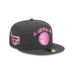 Pittsburgh Steelers Day of the Dead Graphite 59FIFTY Fitted Hat