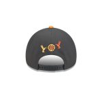 Athletics Day of the Dead Graphite 9FORTY A-Frame Snapback Hat