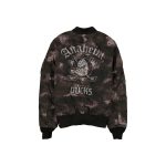 Alpha Industries x Anaheim Ducks Black Camo MA-1 Bomber Jacket
