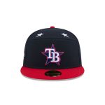 Tampa Bay Rays 2025 All-Star Game Workout Split Panel 59FIFTY Fitted Hat