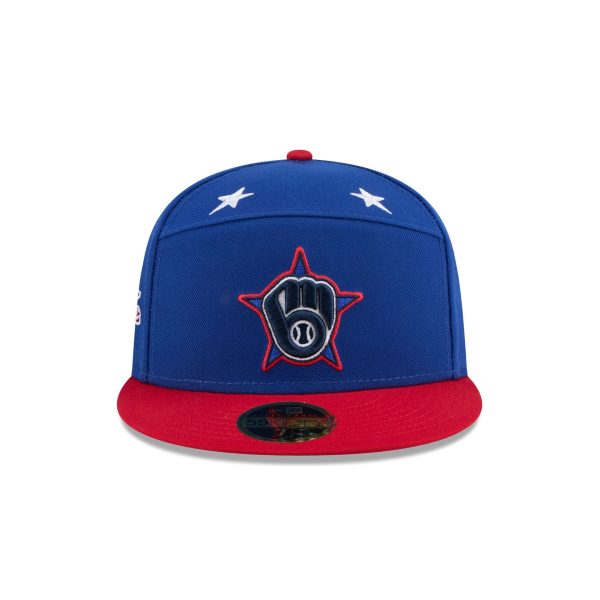 Milwaukee Brewers 2025 All-Star Game Workout Split Panel 59FIFTY Fitted Hat