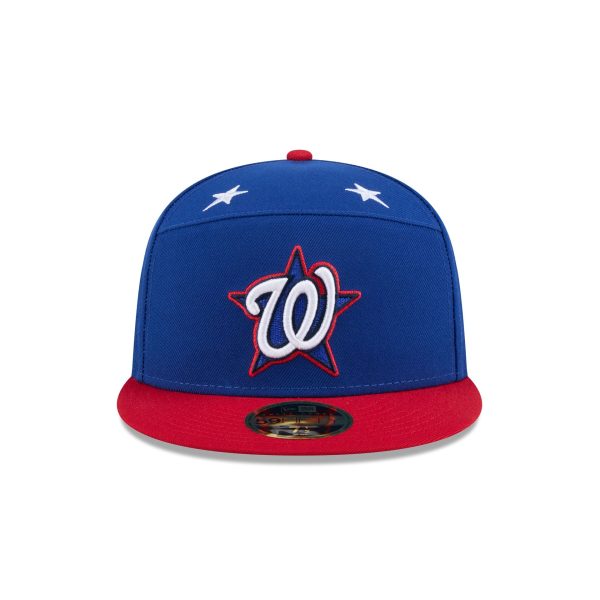 Washington Nationals 2025 All-Star Game Workout Split Panel 59FIFTY Fitted Hat