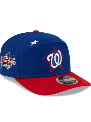Washington Nationals 2025 All-Star Game Workout Split Panel 9SEVENTY Stretch-Snap Hat