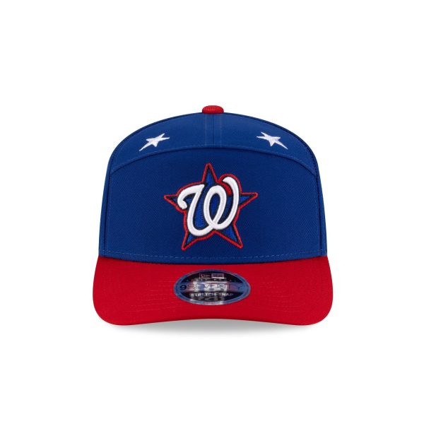 Washington Nationals 2025 All-Star Game Workout Split Panel 9SEVENTY Stretch-Snap Hat