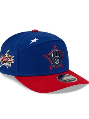 Milwaukee Brewers 2025 All-Star Game Workout Split Panel 9SEVENTY Stretch-Snap Hat