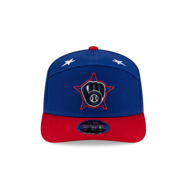 Milwaukee Brewers 2025 All-Star Game Workout Split Panel 9SEVENTY Stretch-Snap Hat