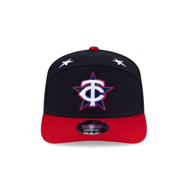 Minnesota Twins 2025 All-Star Game Workout Split Panel 9SEVENTY Stretch-Snap Hat