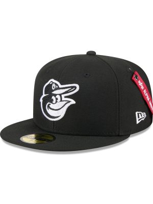 Alpha Industries x Baltimore Orioles Black 59FIFTY Fitted Hat