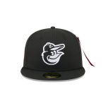 Alpha Industries x Baltimore Orioles Black 59FIFTY Fitted Hat