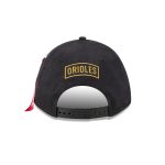 Alpha Industries x Baltimore Orioles Black 9FORTY M-Crown A-Frame Snapback Hat
