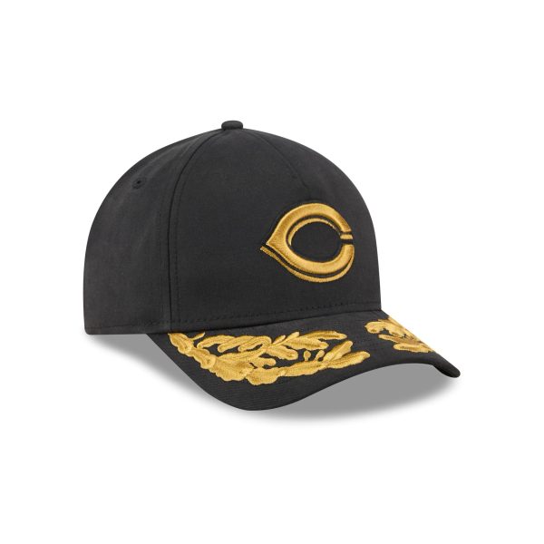 Alpha Industries x Cincinnati Reds Black 9FORTY M-Crown A-Frame Snapback Hat