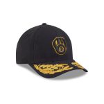 Alpha Industries x Milwaukee Brewers Black 9FORTY M-Crown A-Frame Snapback Hat